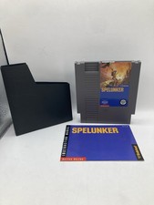 Spelunker (Nintendo Entertainment System, 1987) NES 3-screw w/Sleeve & Manual