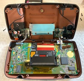 Sega Game Gear - Works, Recapped, LCD Screen Mod, Glass Lens, Clean Shell +more