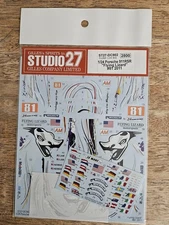 Flying Lizard Porsche.  Waterslide Decal Set.  Studio 27