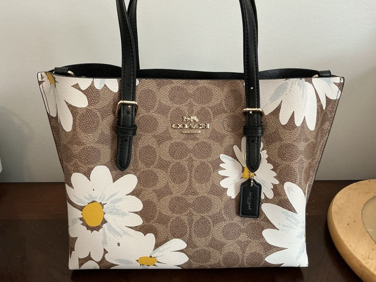 Coach Mollie Tote Bag 25 In Signature Canvas Floral Print