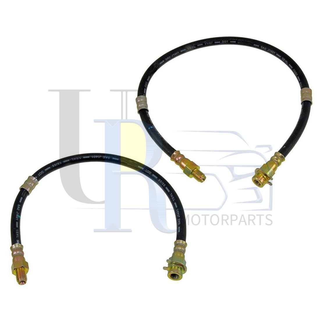 Dorman 2pcs Front Brake Hydraulic Hose for Cadillac Eldorado 1967-1976 1977 1978