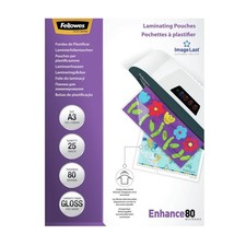Fellowes A3 ImageLast Laminating Pouches 80 Micron Pack of 25 (5396403)