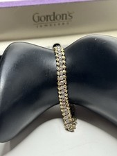 Diamond 10K Yellow Gold Tennis Bracelet, U1.49 LM/I2-L3
