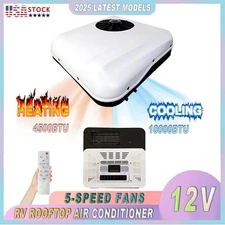 14500BTU 12V RV Rooftop Air Conditioner A/C Unit Cool&Heat For Trailer Motorhome
