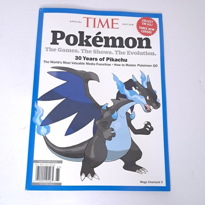 #ad #ad Time Magazine Pokemon Mega Charizard X Special Edition 30 Years Of Pikachu 2026 $12.97