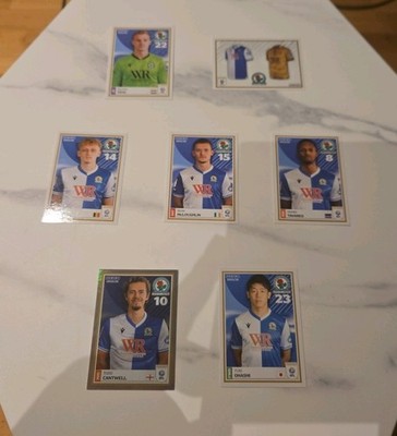 Panini EFL Sticker Sammlung 2025-26 Blackburn Rovers Konvolut 9 Sticker Mint