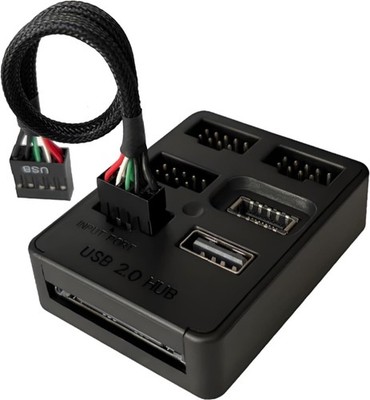 5 Ports Internal USB Hub, Motherboard 9pin USB 2.0 Header Splitter, USB 2.0 t...