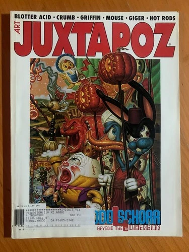 JUXTAPOZ #29 2000 Magazine TODD SCHORR Giger Crumb Hot Rods Mouse ACID ART