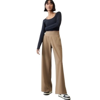 Athleta - Venice High Rise Wide Leg Casual Pant Sz Medium Tall