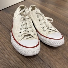 Converse Chuck Taylor All Star Classic Low-Top White Shoe Canvas Kids Size 11