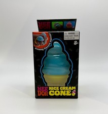 Nee Doh Nice Cream Cone Tactile Squeeze Toy Color Varies