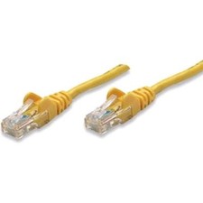 Intellinet Cavo di rete Patch in Rame Cat. 5e Giallo UTP 3 mt