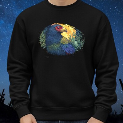 Takahe Vogel VollmondSweatshirt Kuschelig und Perfekt für jeden Anlass S bis 4XL