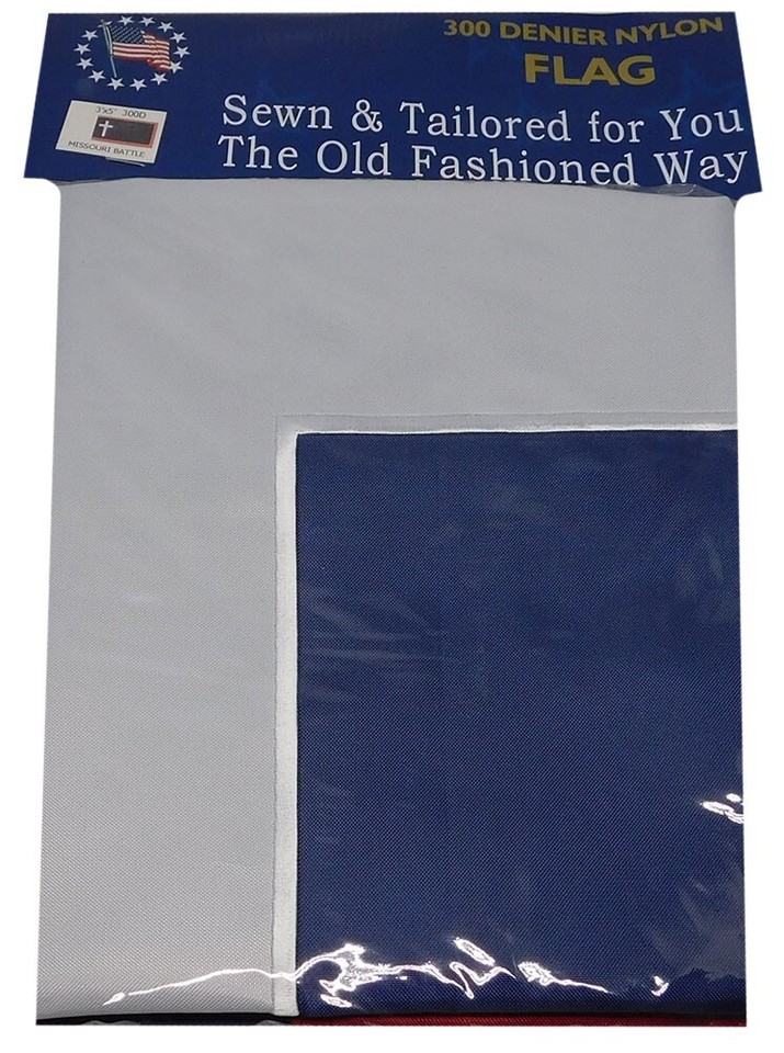 3x5 Foot Embroidered Robert E. Lee Nylon Flag - Civil War General, 210D Sewn