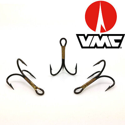 VMC Treble Hooks Pattern 9650NI Sizes 2-3//0 Nickel Sea Pirks Pike Rapala Lures.