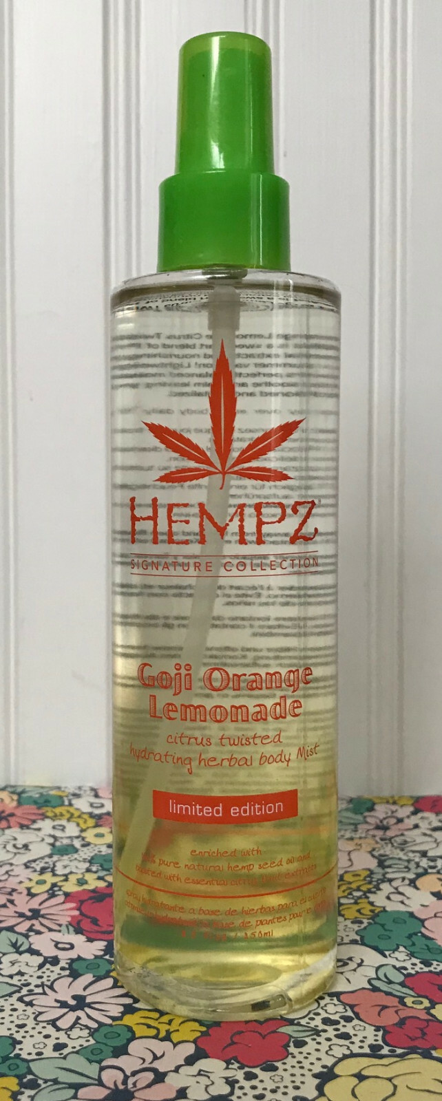 HEMPZ GOJI ORANGE LEMONADE BODY MIST LIMITED EDITION SPRAY 8.5 OZ eBay