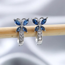 Cute Butterfly Hoop Earrings For Women Earring Charming Female Wedding Party
