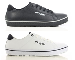 mens white leather nursing shoes