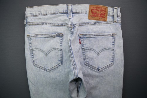 Men's 2018 Levi's 511 Cut Off Jean Shorts Slim Fit Light Size 32 Zipper Fly - Picture 8 of 10