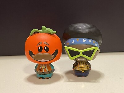 Rare 2018 Lot of 2 Epic Games Funko Mini, Miniatures: Tomato Head & Funk Ops