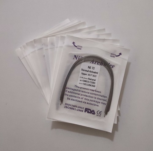 5 Packs Dental Thermal Activated Niti Arch Wires Orthodontic Rectangular Nature - Picture 7 of 11
