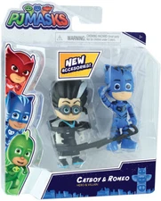 PJ MASKS 2 PACK FIGURE SET SERIES 2 CATBOY & ROMEO BRAND NEW