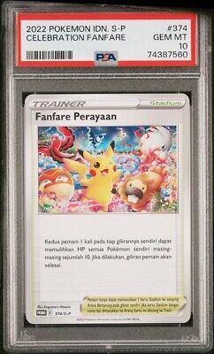 PSA 10 2022 Celebration Fanfare 374/S-P Championship Promo PSA 10 2022 Celebration Fanfare 374/S-P Championship Promo