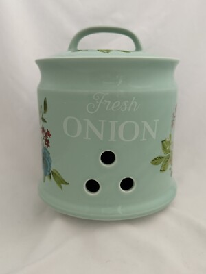 The Pioneer Woman Stoneware Onion Keeper Stoneware ~ 2019 Melody Design 