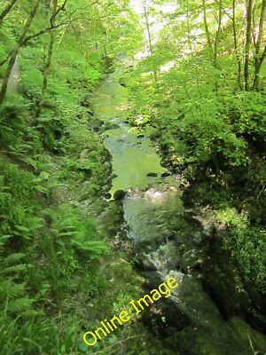 Foto 12x8 River Lyd Lydford Blick flussaufwärts vom gleichen Punkt wie [[42 c2014