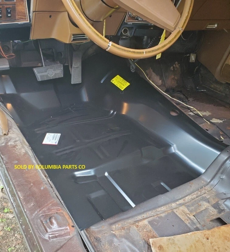 1973-77 Chevelle Regal Cutlass Front Floor Pan Patch Set Foto 3 de 4