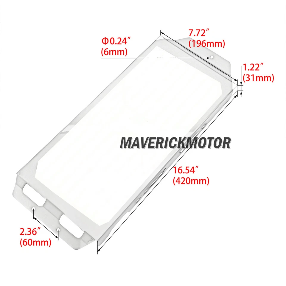 Protector de rejilla de cubierta de radiador para Honda Shadow Aero VT 750 750C Spirit VT750 C2 Foto 3 de 4