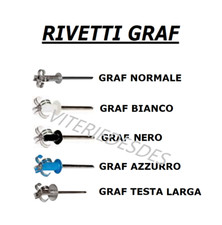 RIVETTI A FIORE FARFALLA GRAF D.4mm D.4,8mm IN ALLUMINIO CHIODO ACCIAIO ZINCATO 