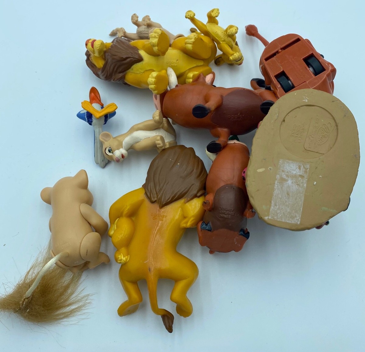 Vintage Disney Lion King Figures Lot of 8 Cake Toppers, Toys