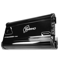 Amplificador de bajos Timpano Car Audio 8000 W TPT-BASS8000 1 ohmio monobloque amplificador de coche