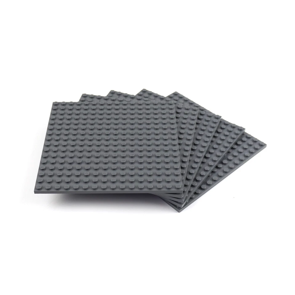 LEGO® 16x16 Bauplatten Platten Dunkelgrau - Beidseitig bebaubar - 91405 NEU - Bild 3 von 4