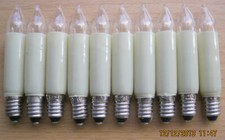 10 x 23Volt 3 WATT Kleinschaftkerze 60-65 mm Schaftkerzen  E10 Schaftkerze