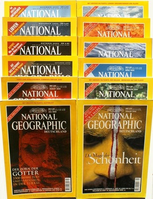 National Geographic Jahrgang 2000 ( 1 2 3 4 5 6 7 8 9 10 11 12 ) in Z1 bis Z1-2