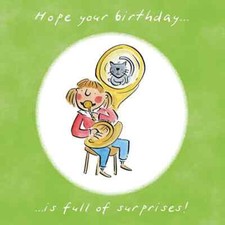 Hope Your Birthday is Full Of Surprises Card - Music Gift - Music Themed Card