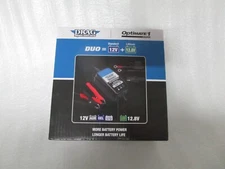 Drag Specialties Optimate 1 Duo Motorcycle Battery Charger 12V + Lithium