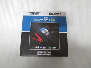 Drag Specialties Optimate 1 Duo Motorcycle Battery Charger 12V + Lithium