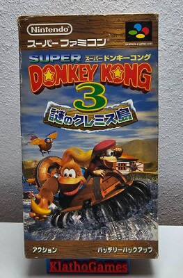 SNES / Super Famicom Spiel - Super Donkey Kong 3: Nazo no Krems Shima JAP x105