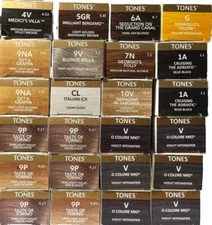 WHOLESALE LOT 24 Aloxxi TONES DEMI-PERMANENT HAIR COLOR 2 oz ea