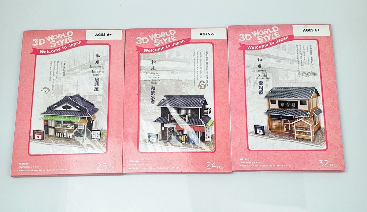 3) Cubic Fun Welcome To Japan 3D World Style Restaurant/Shop/Pub