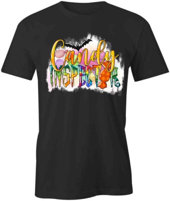 CANDY INSPECTOR TShirt Tee Short-Sleeved Cotton HALLOWEEN CLOTHING S1BCA478