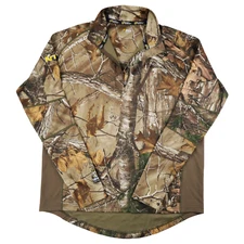 Scent Blocker Shirt Mens Large Real Tree Xtra Camo 1/4 Zip NTS Base Layer Sample