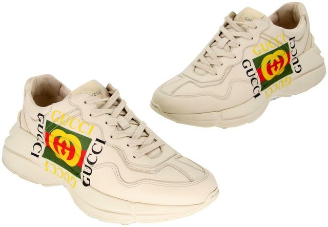 gucci white chunky sneakers