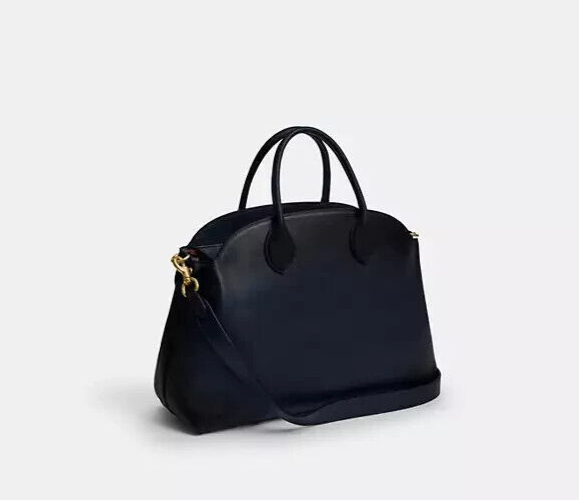 NWT Coach Soft Empire Carryall Bag 40, Brass/Dark Navy CW616