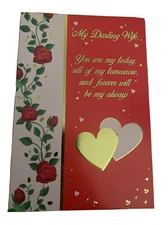 Valentines Day Greeting Card ‘My Darling Wife’
