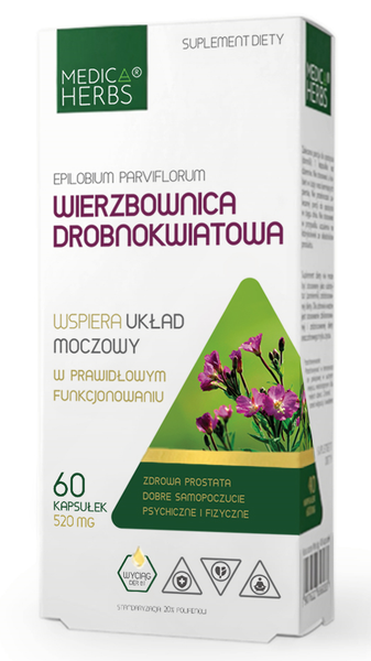 Medica Herbs WeidenröSchen Extrakt FüR MäNner Gesunde Prostata Pflege 60 Kapseln-image