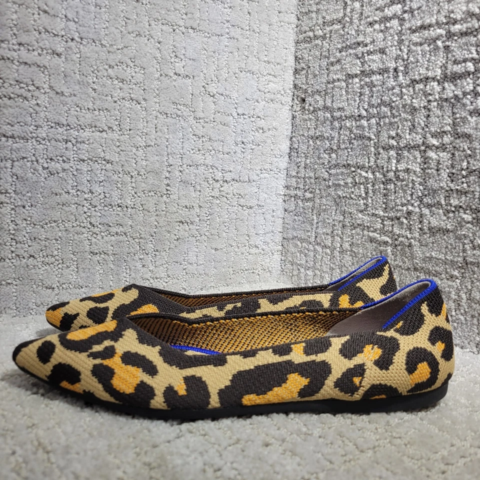 Zapatos de ballet planos sin cordones Rothy's The Point Big Cat para mujer varias tallas Foto 3 de 4